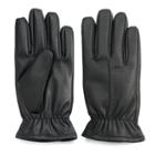 Men's Isotoner Smartouch Faux-leather Touchscreen Dress Gloves, Size: Xl, Black