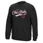 Men's Ohio State Buckeyes Sculler Crew Sweatshirt, Size: Large, Black