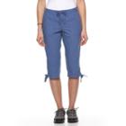 Women's Columbia Lost Adventure Drawstring Capris, Size: 4, Drk Purple