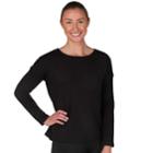 Women's Jockey Sport Flux Split Back Lounge Top, Size: Large, Oxford