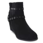 Rampage Helper Women's Wedge Ankle Boots, Size: Medium (10), Black