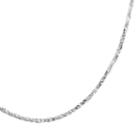 Sterling Silver Sparkle Chain Necklace - 18-in, Women's, Grey