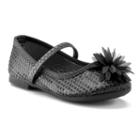 Rugged Bear Girls' Sequin Ballet Flats, Kids Unisex, Size: 5 T, Black