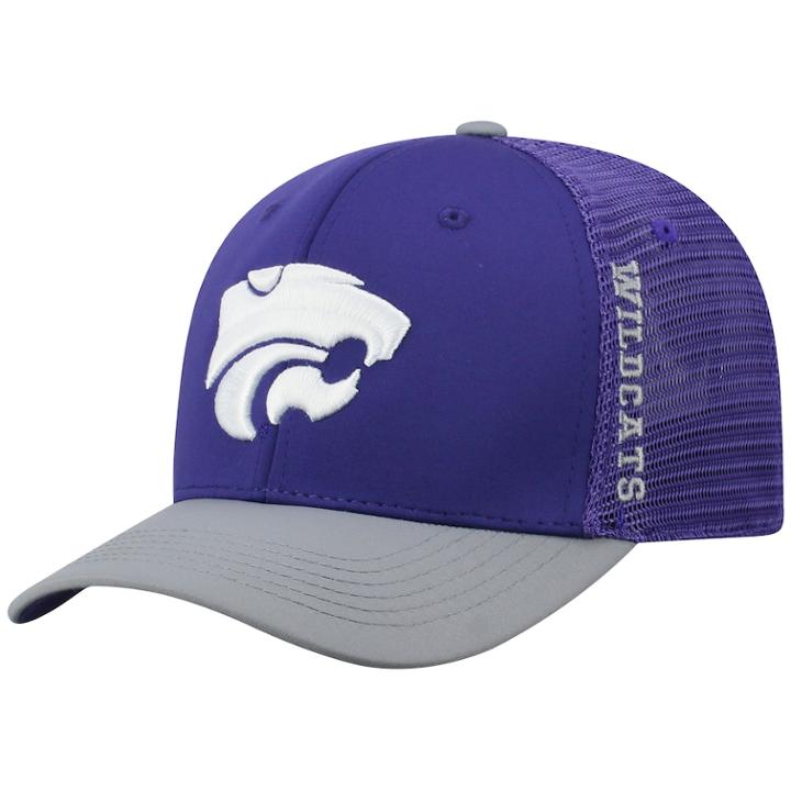 Adult Top Of The World Kansas State Wildcats Chatter Memory-fit Cap, Men's, Med Purple