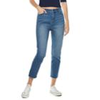 Women's Popsugar High-waist Crop Jeans, Size: 16, Med Blue