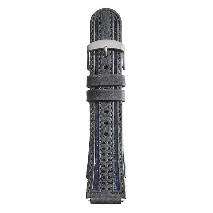 Kreisler Unisex Leather Sport Watch Band - Tx247871, Size: 18 Mm, Black