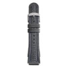 Kreisler Unisex Leather Sport Watch Band - Tx247871, Size: 18 Mm, Black