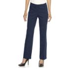 Petite Apt. 9&reg; Bootcut Dress Pants, Women's, Size: 6 Petite, Blue (navy)