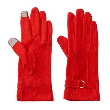 Women's Manhattan Accessories Co. Tech Gloves, Red