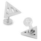 Harry Potter Deathly Hallows Silver-tone Cuff Links, Men's, Silver