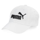 Women's Puma Logo Adjustable Cap, White