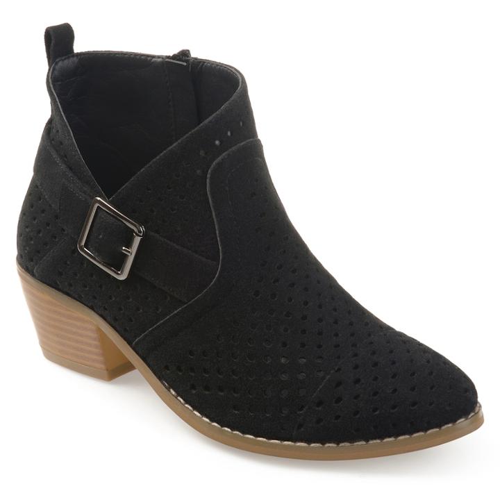 Journee Collection Jules Women's Ankle Boots, Size: Medium (7), Black