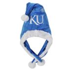 Adult Forever Collectibles Kansas Jayhawks Thematic Santa Hat, Adult Unisex, Blue