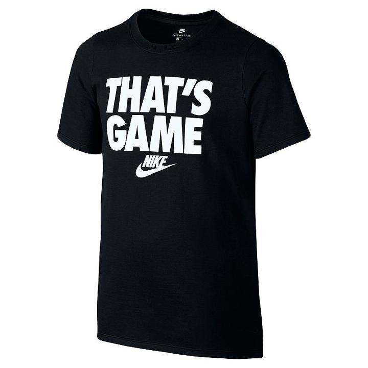 Boys 8-20 Nike That's Game Tee, Boy's, Size: Medium, Grey (charcoal)