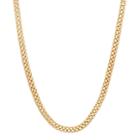 14k Gold Over Silver Popcorn Chain Necklace, Women's, Size: 18, Yellow