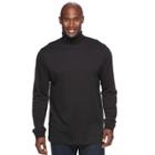 Big & Tall Croft & Barrow&reg; Easy-care Turtleneck, Men's, Size: Xxl Tall, Black