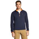 Men's Izod Advantage Performance Pocket Fleece Quarter-zip Fleece Pullover, Size: Xl, Dark Blue