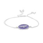 Lc Lauren Conrad Purple Seahorse Slipknot Bracelet, Women's