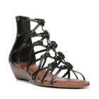 Fergalicious Garnett Women's Wedge Sandals, Size: 9.5, Black