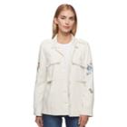 Women's Levi's Embroidered Jacket, Size: Large, White