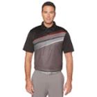 Men's Grand Slam On Course Regular-fit Optical Geo Stretch Performance Golf Polo, Size: Xl, Oxford