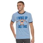 Men's Looney Tunes Taz I Woke Up Like This Tee, Size: Xl, Blue (navy)