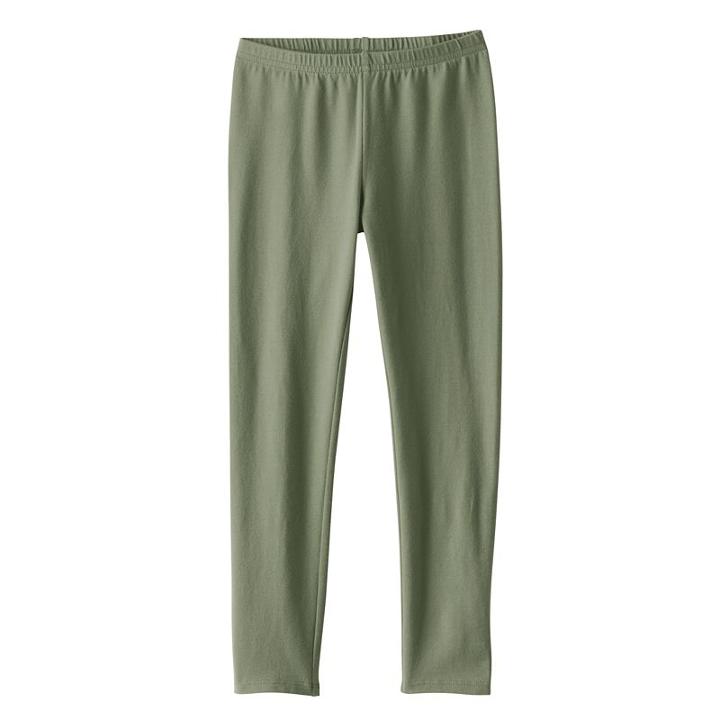 Girls 4-10 Jumping Beans&reg; Long Solid Leggings, Size: 6x, Med Green