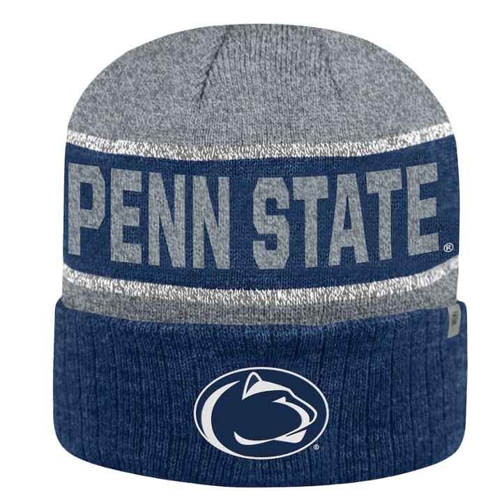 Adult Top Of The World Penn State Nittany Lions Below Zero Ii Beanie, Adult Unisex, Blue (navy)