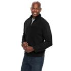 Men's Croft & Barrow&reg; Arctic Fleece Classic-fit Easy-care Full-zip Jacket, Size: Xl, Black