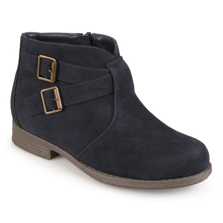 Journee Collection Tazley Girls' Ankle Boots, Size: 11, Blue (navy)