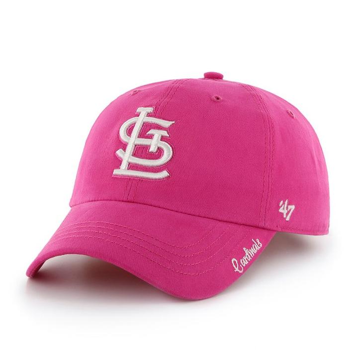 Women's '47 Brand St. Louis Cardinals Miata Clean Up Cap, Pink