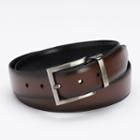 Apt. 9&reg; Calf Grain Reversible Dress Belt - Men, Size: 38, Brown