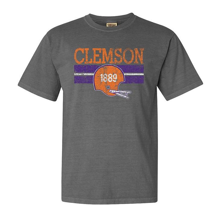 Men's Clemson Tigers Retro Throwback Comfort Tee, Size: Large, Ovrfl Oth