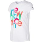 Girls 7-16 New Balance Graphic Tee, Girl's, Size: 14, White