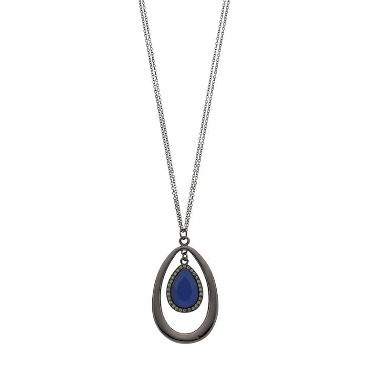 Simply Vera Vera Wang Nickel Free Orbital Pendant Necklace, Women's, Blue