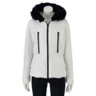 Juniors' Pink Envelope Faux-fur Puffer Jacket, Girl's, Size: Xl, Natural