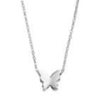 Love This Life Butterfly Pendant Necklace, Women's, Grey