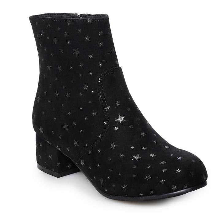 So&reg; Florence Girls' Boots, Size: 13, Black