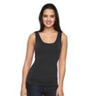 Women's Apt. 9&reg; Seamless Scoopneck Tank, Size: S/m, Black