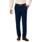 Men's J.m. Haggar Premium Slim-fit 4-way Stretch Flat-front Dress Pants, Size: 32x30, Blue