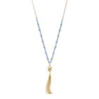 Lc Lauren Conrad Beaded Turtle Tassel Necklace, Women's, Multicolor