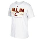Adidas Cleveland Cavaliers 2015 Conference Champions All About Team Locker Room Tee - Men, Size: Xxl, White