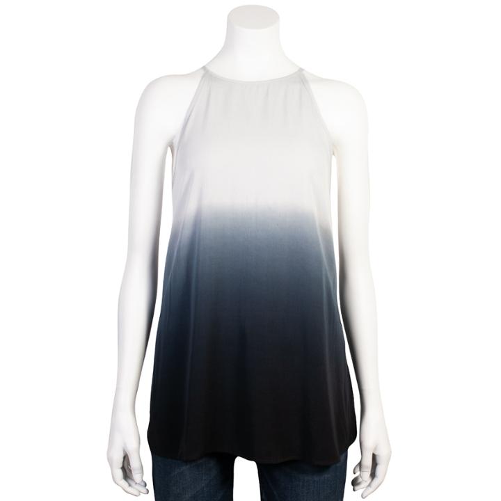Juniors' Grayson Threads Halter Tank, Teens, Size: Large, Grey (charcoal)