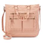 Mudd&reg; Taymi Embroidered Convertible Tote, Women's, Light Pink
