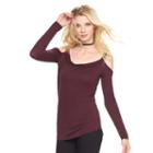 Women's Rock & Republic&reg; Off-the-shoulder Chain Top, Size: Xl, Red