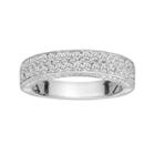 14k White Gold 1/2-ct. T.w. Igl Certified Diamond Wedding Ring, Women's, Size: 6