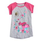 Girls 4-10 Jumping Beans&reg; Dreamworks Trolls Poppy Graphic Tee, Size: 8, Light Grey