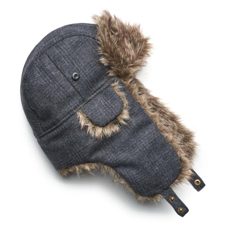 Men's Urban Pipeline&trade; Plaid Trapper Hat, Black