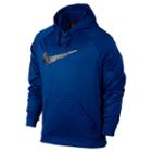 Men's Nike Thermal Hoodie, Size: Small, Turquoise/blue (turq/aqua)