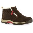 Easy Street Felicia Women's Fleece-lined Sport Ankle Booties, Size: Medium (10), Dark Brown